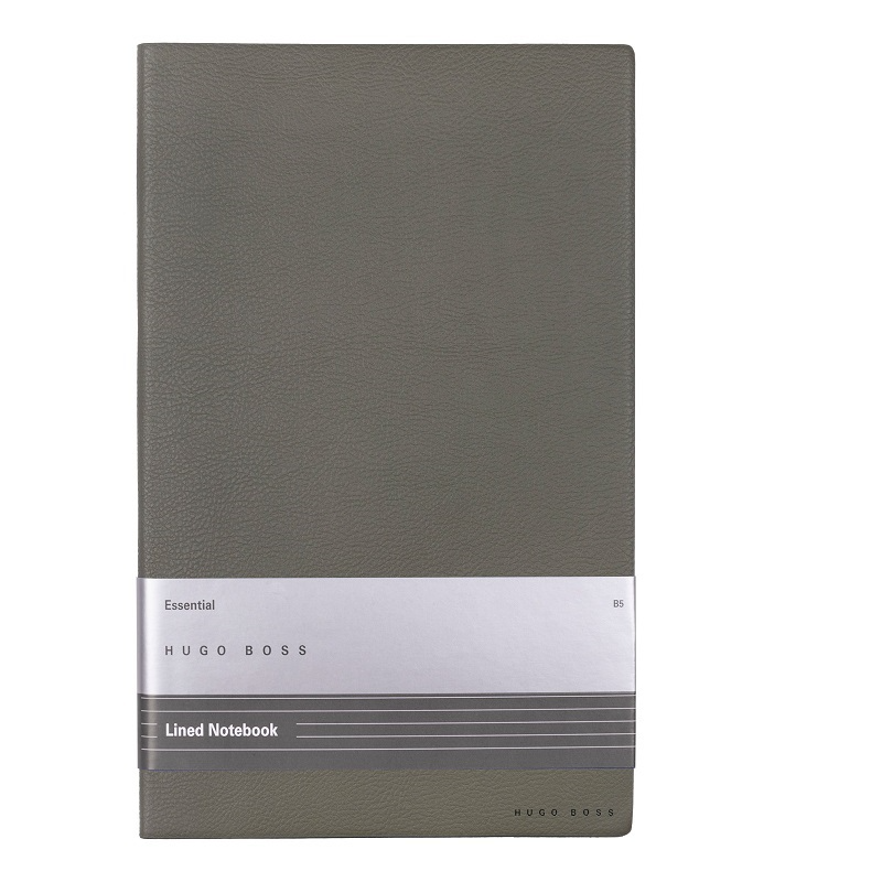 Hugo Boss Notebook B5 Essential Storyline Khaki Lined | Office Supplies ...
