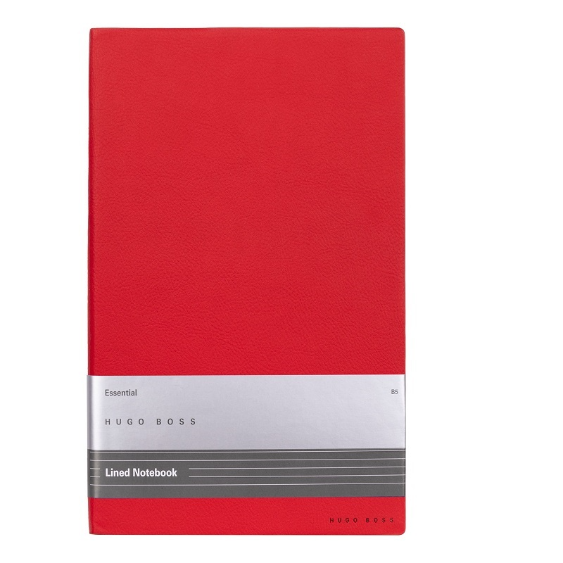 Hugo Boss Notebook B5 Essential Storyline Red Lined | Office Supplies ...